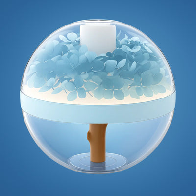 SereniGlow | Essential Oil Diffuser Humidifier – Ultrasonic Cool Mist – USB‑Rechargeable – LED Night Light for Bedroom & Nursery