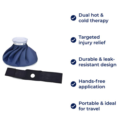 ThermoRelief | Reusable Ice Pack – Hot & Cold Therapy – Insulating Durable Design – Targeted Injury Relief for Sport & Rehab