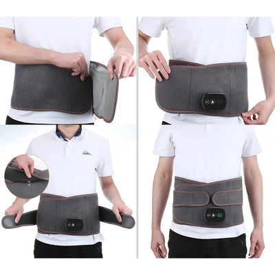 ThermaRelief Heated Belt for Back Pain | Red Light Therapy - Adjustable Belt - Relieves Back Pain - Relieves Muscle Tension - Improves Circulation