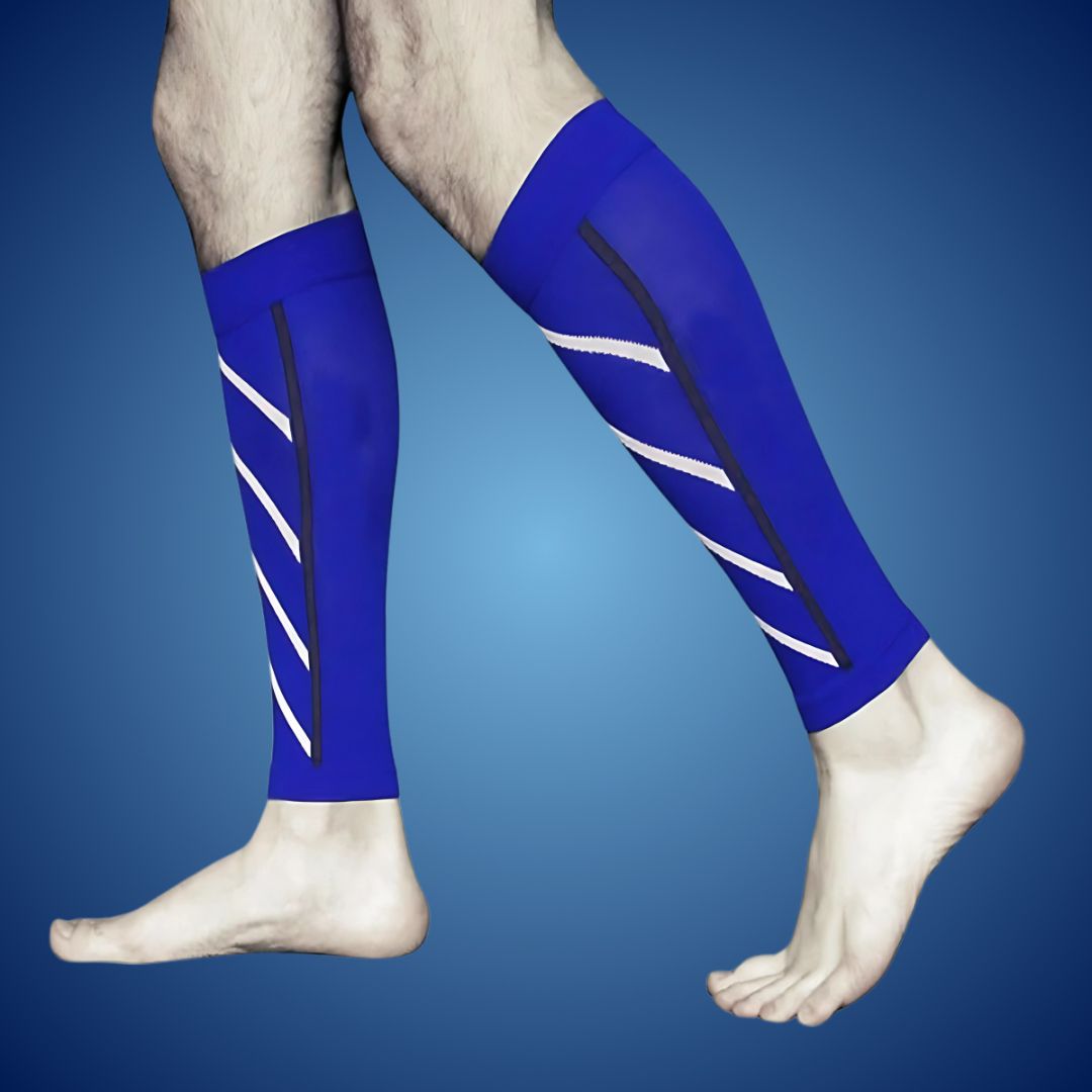 CalfComfort Compression Sleeves | for Pain Relief - Enhanced Circulation during Workouts and Travel