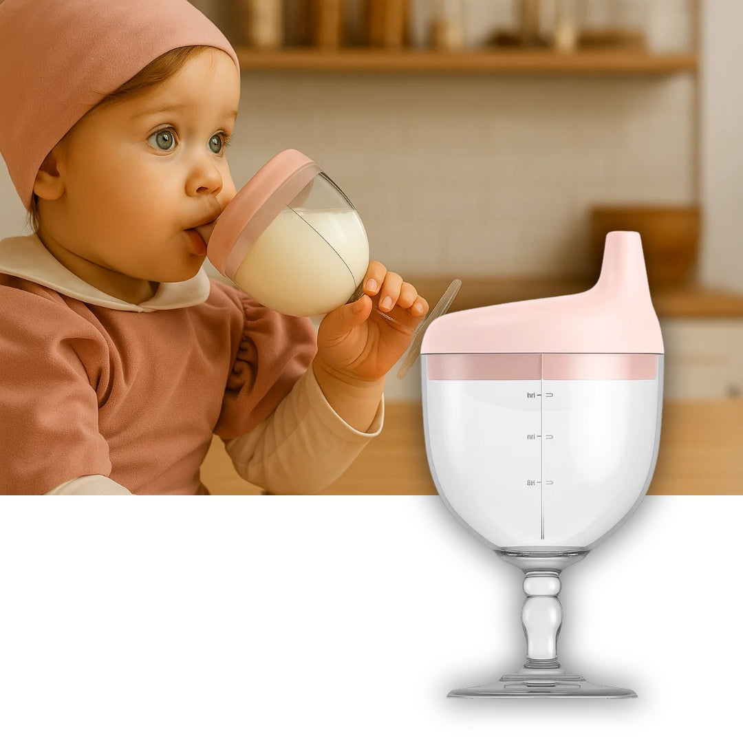 TinySip | Leak‑Proof Transition Sippy Cup – No‑Spill Silicone – Easy‑Grip Handles – Supports Weaning – Mess‑Free Drinking for Toddlers