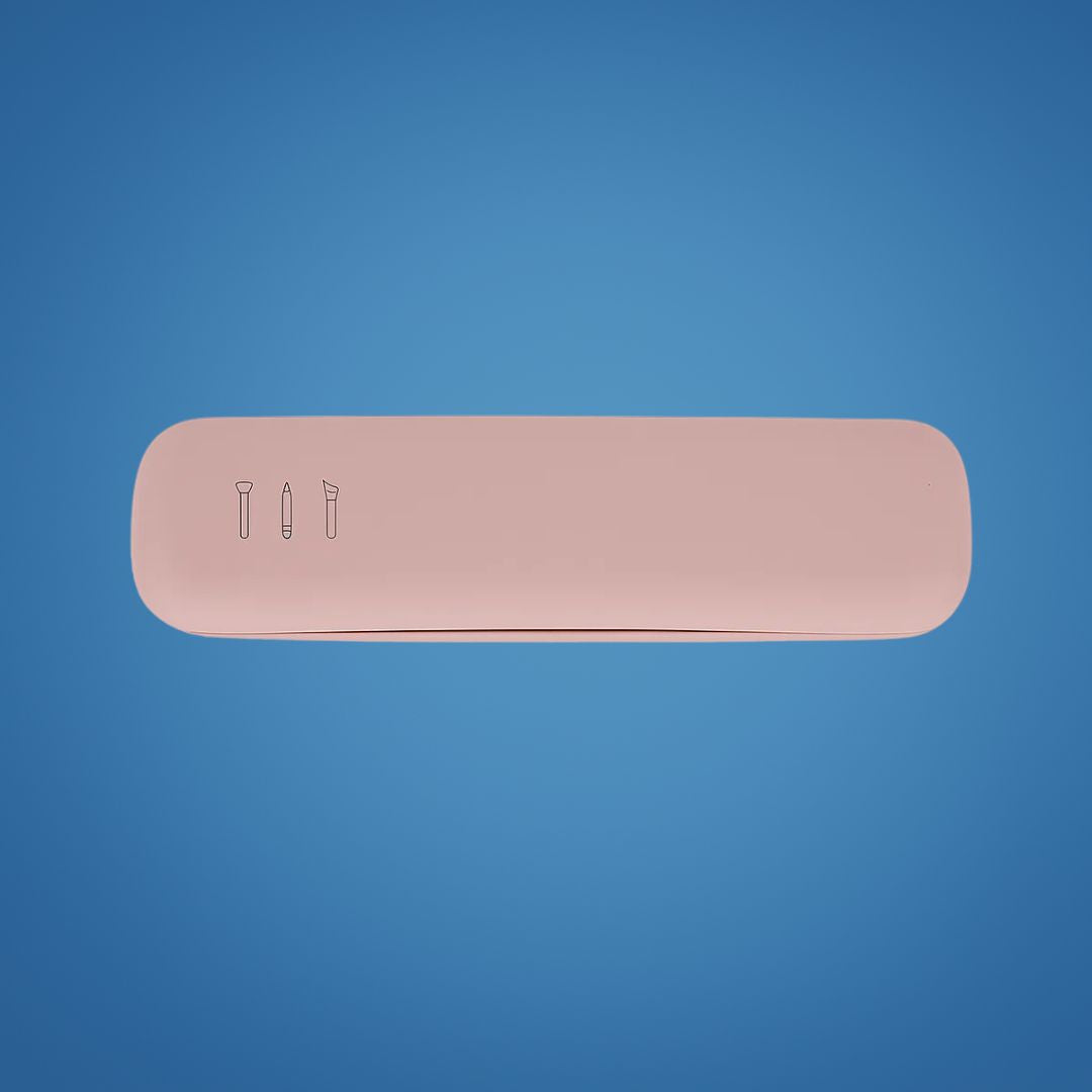 BrushVault | Travel Makeup Brush Bag – Organise & Protect Your Brushes – Dust- & Water-Resistant Silicone Case – Keep Clean & Tangle-Free