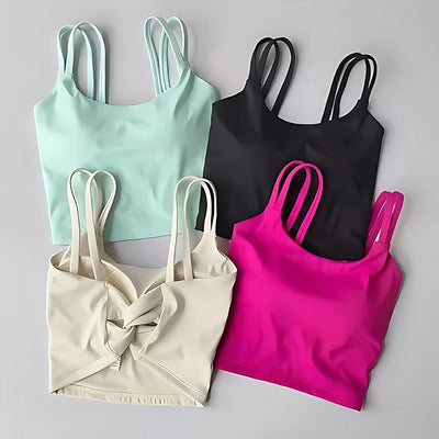 BreatheFit | Sports Bra Workout Top – Breathable Support – Lightweight Moisture-Wicking – All-Day Comfort – Active Women