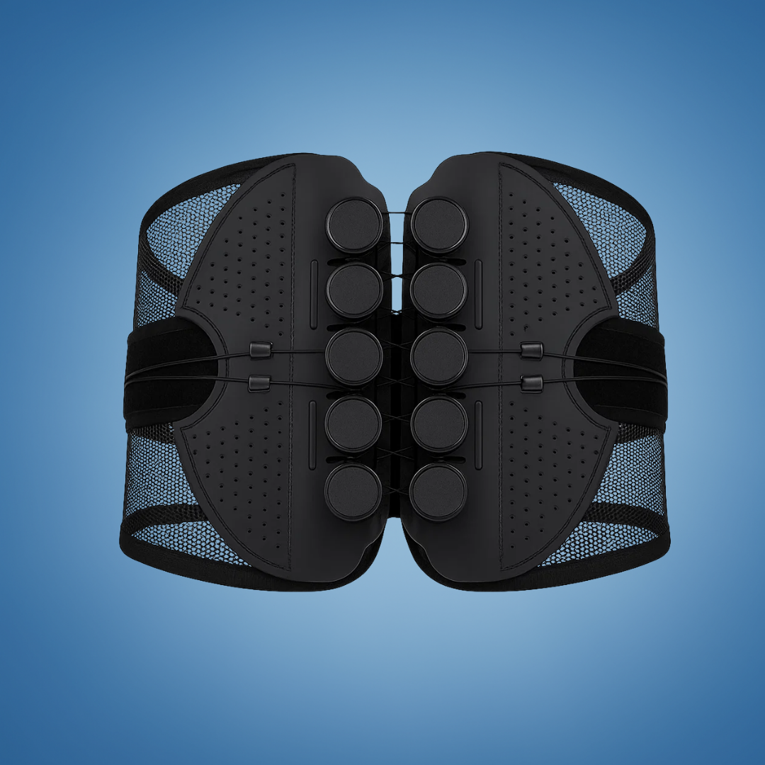 PostureFlex | Lumbar Support Belt – Lower Back Pain Relief – Breathable Mesh & Adjustable Fit – Improves Posture for Office & Everyday Comfort