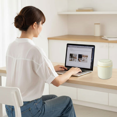 NeatBin | Desktop Bin – Odour-Sealing Lid – Durable Removable Inner Bucket – Compact Space-Saving Design – Keeps Desks Clean & Fresh