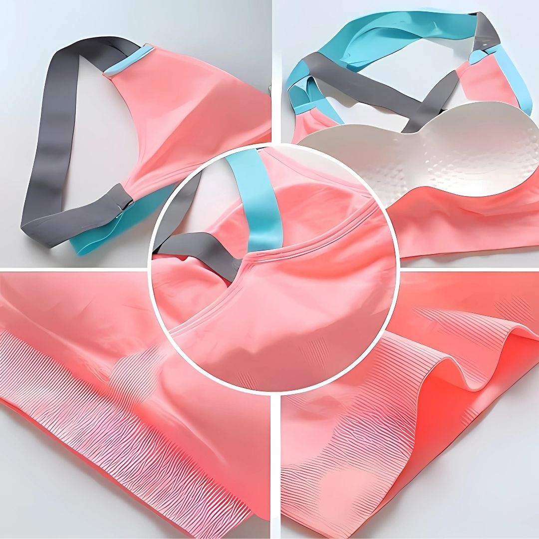 BounceBlock | High-Impact Sports Bra – Bounce Control Support – Quick-Dry Stretch Fabric – Reduces Bounce & Chafing for Intense Workouts