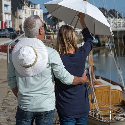 UrbanBrolly | Mini UV Folding Umbrella – UPF 50+ Sun Protection – Water‑Repellent – Lightweight Pocket‑Size Travel Use