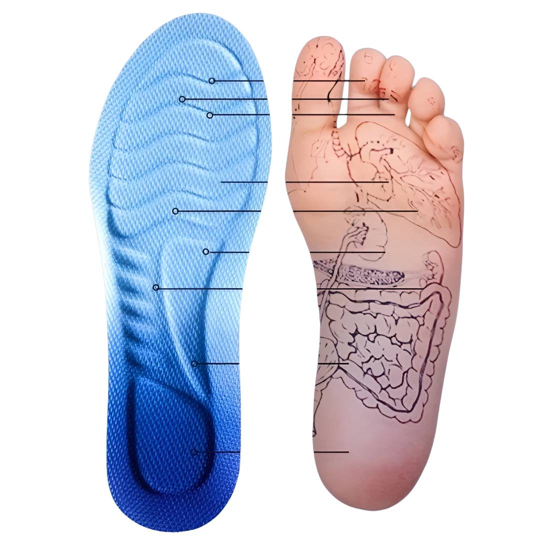 StepEase Cloud 4D Orthopedic Insoles for Foot Pain Relief | Heel pain Relief - Shock Absorption Insoles - Foot Comfort - Posture Support