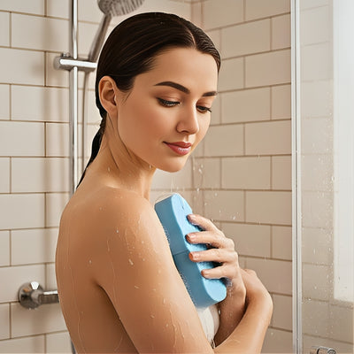 SmoothSkin | Exfoliating Body Scrubber Sponge – Removes Dead Skin & Boosts Circulation – Soft Quick-Dry Design – Gentle for Sensitive Skin