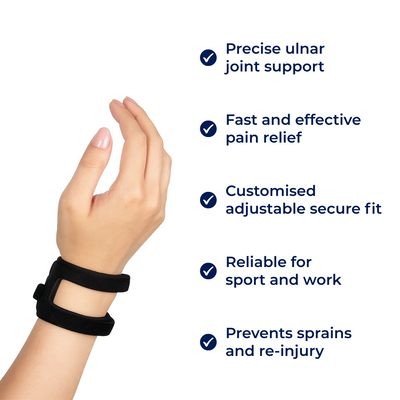 ReliefFit | TFCC Wrist Support Brace – Pain Relief & Ulnar Stabilisation – Adjustable Breathable Comfort – Daily Use & Sports Recovery