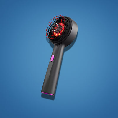 RootRevive | Hair Growth Scalp Massage Brush – Red-Light Therapy – Rechargeable Hand-Held – Boosts Density for Thinning Hair – ThickerGrowth