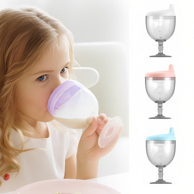 TinySip | Leak‑Proof Transition Sippy Cup – No‑Spill Silicone – Easy‑Grip Handles – Supports Weaning – Mess‑Free Drinking for Toddlers