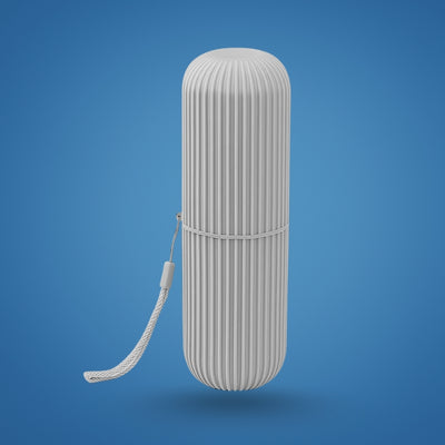 PackDental | Travel Toothbrush Case – Mouthwash Cup Included – Compact Dust‑proof Design – Hygienic Oral Care for Travel & Holidays