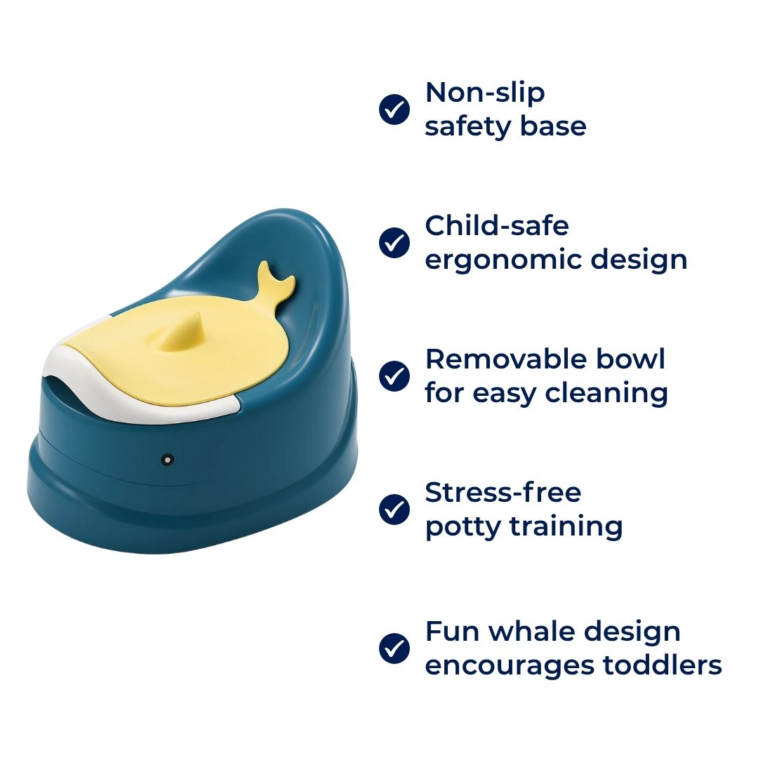 StableSprout | Non-Slip Potty Chair – Child Safety – Removable Easy-Clean Bowl – Ergonomic Comfort – Stress-Free Toddler Potty Training Aid