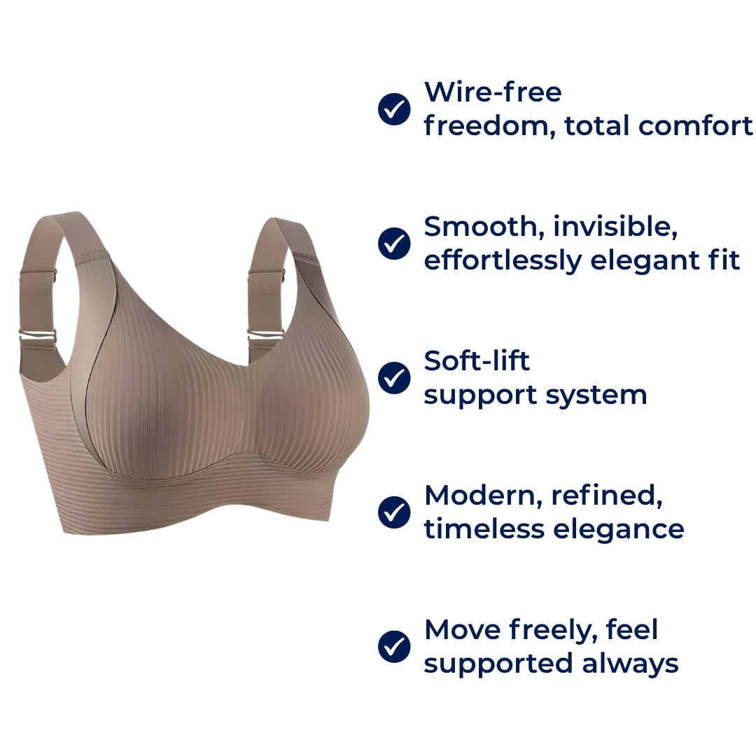 EaseLuxe | Wireless Bra – Seamless Comfort That Smooths Lines – Breathable Smooth Fabric for All-Day Freshness – Everyday Wear Women