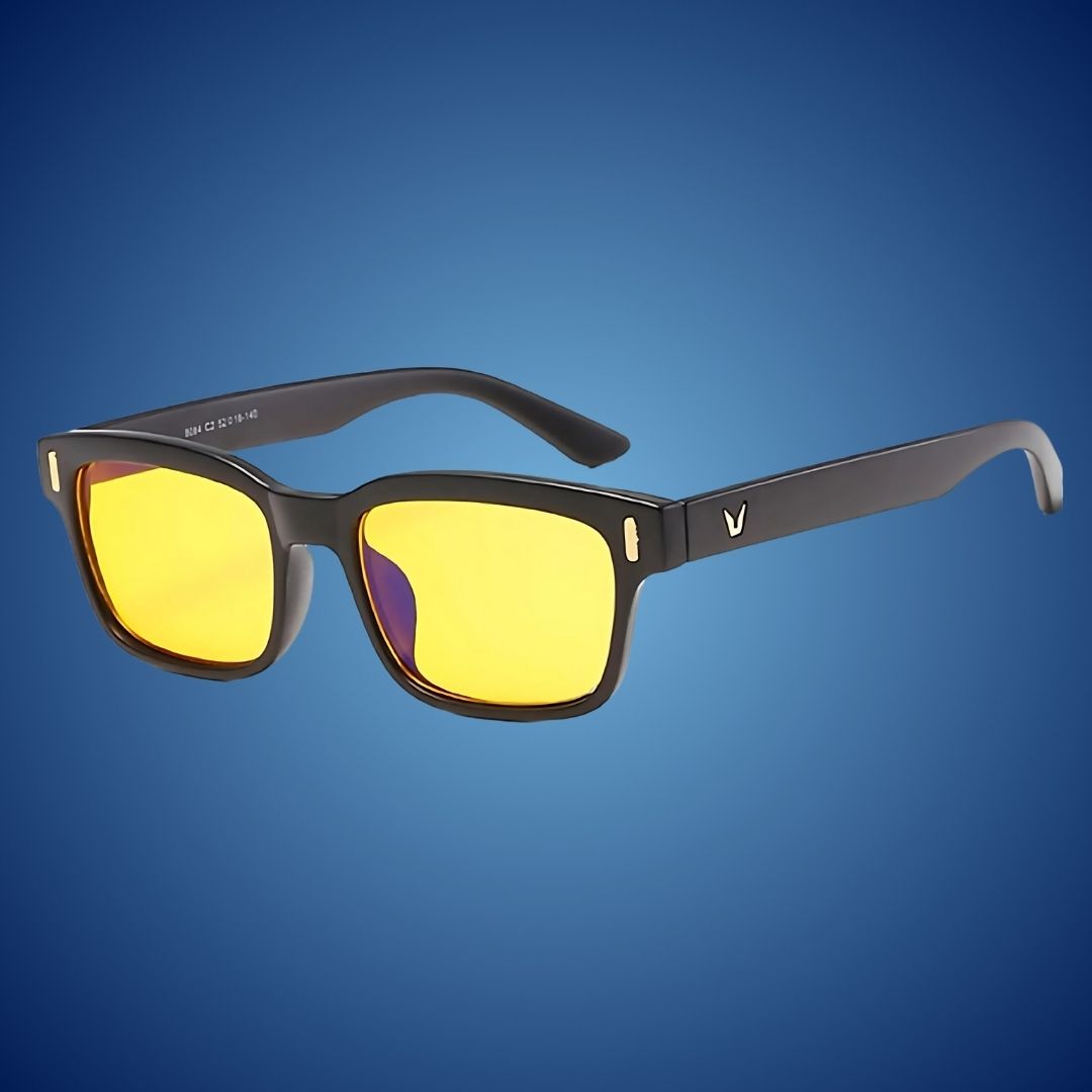 EyeShield Pro Blue Light Blocking Computer Glasses | With UV Protection - Reduces Eye Strain - Improves Sleep Quality - Relieves Eye Fatigue
