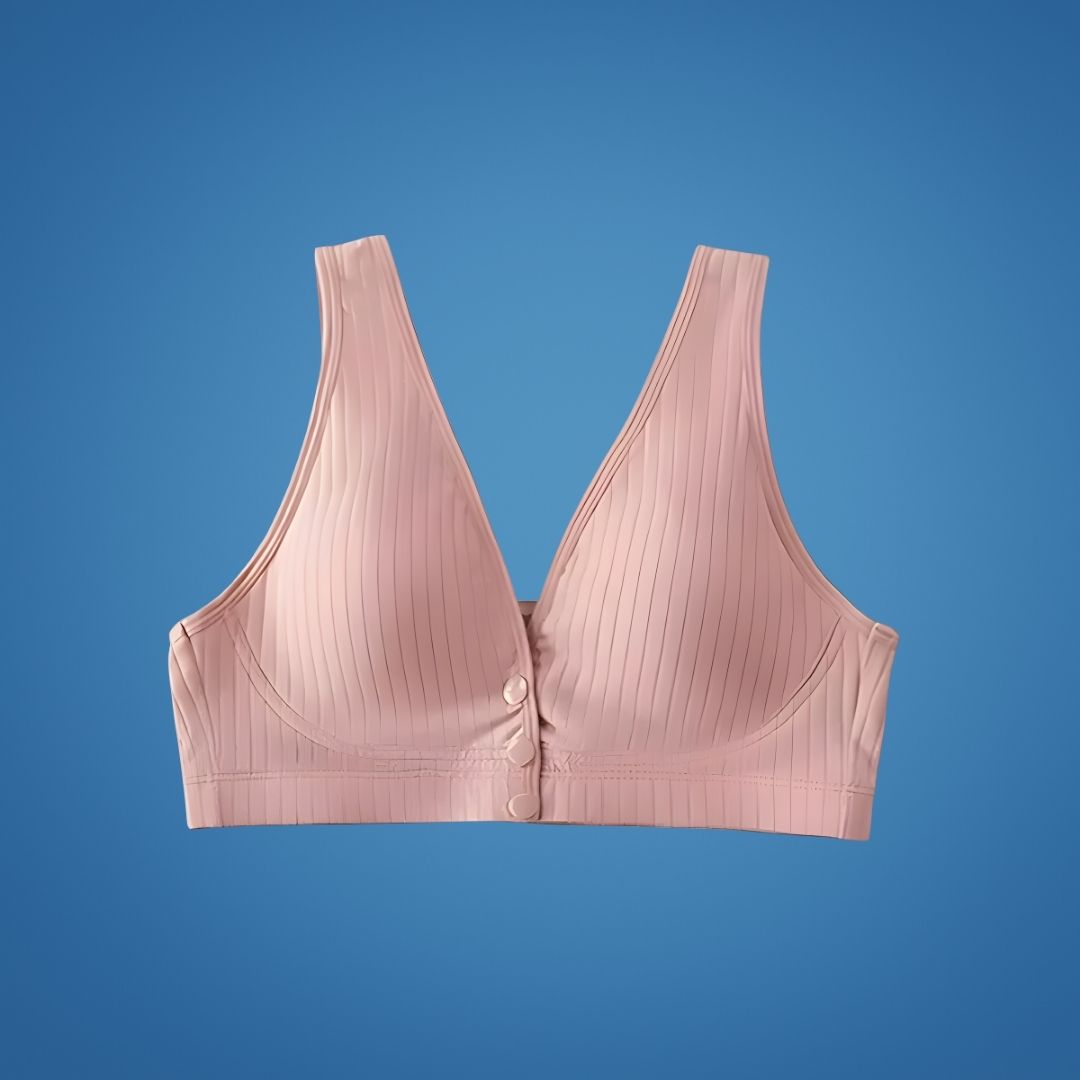 SoftNurse | Nursing Bra – Wire-free Comfort – Breathable Cotton – Easy One-Hand Access – All-Day Support for Breastfeeding Mothers