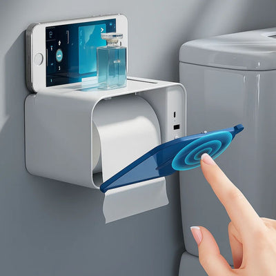 CleanGuard | Touch‑Free Toilet Roll Dispenser – Sensor‑Activated – Auto‑Fold Cut – For Busy Washrooms