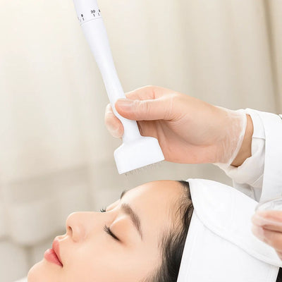 RevitaGlow | Microneedling Derma Stamp – Adjustable Depth – 140 Needles – Skin & Hair Rejuvenation