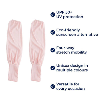 ShadeGuard | UV Arm Sleeves – Cooling Sun Protection – Breathable Anti-Slip Grip – Keeps Arms Cool Dry Comfortable – For Cycling Running