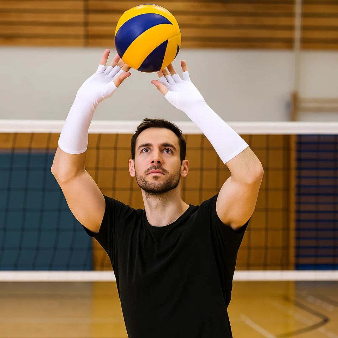 SunGuard Pro | Sun Protection Gloves – Prevents Sunburn – Breathable Stretch – Fingerless Comfort for Outdoor Use