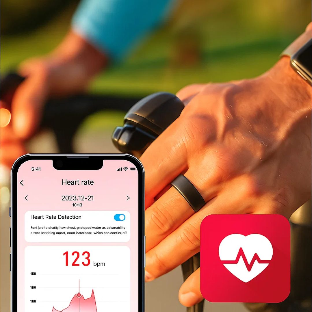 VitalBand Smart Ring – Sleep & Wellness Tracker – Waterproof – Ideal for Active Lifestyles
