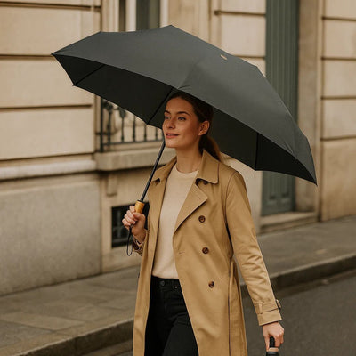 UrbanBrolly | Mini UV Folding Umbrella – UPF 50+ Sun Protection – Water‑Repellent – Lightweight Pocket‑Size Travel Use