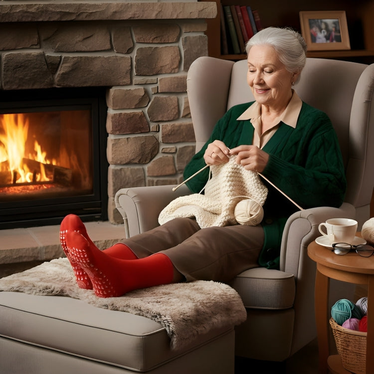 SlimTherm | Self-Heating Socks – Magnetic Therapy – Breathable Slimming Thermal Socks for Cold Feet Relief – Boosts Circulation & Comfort