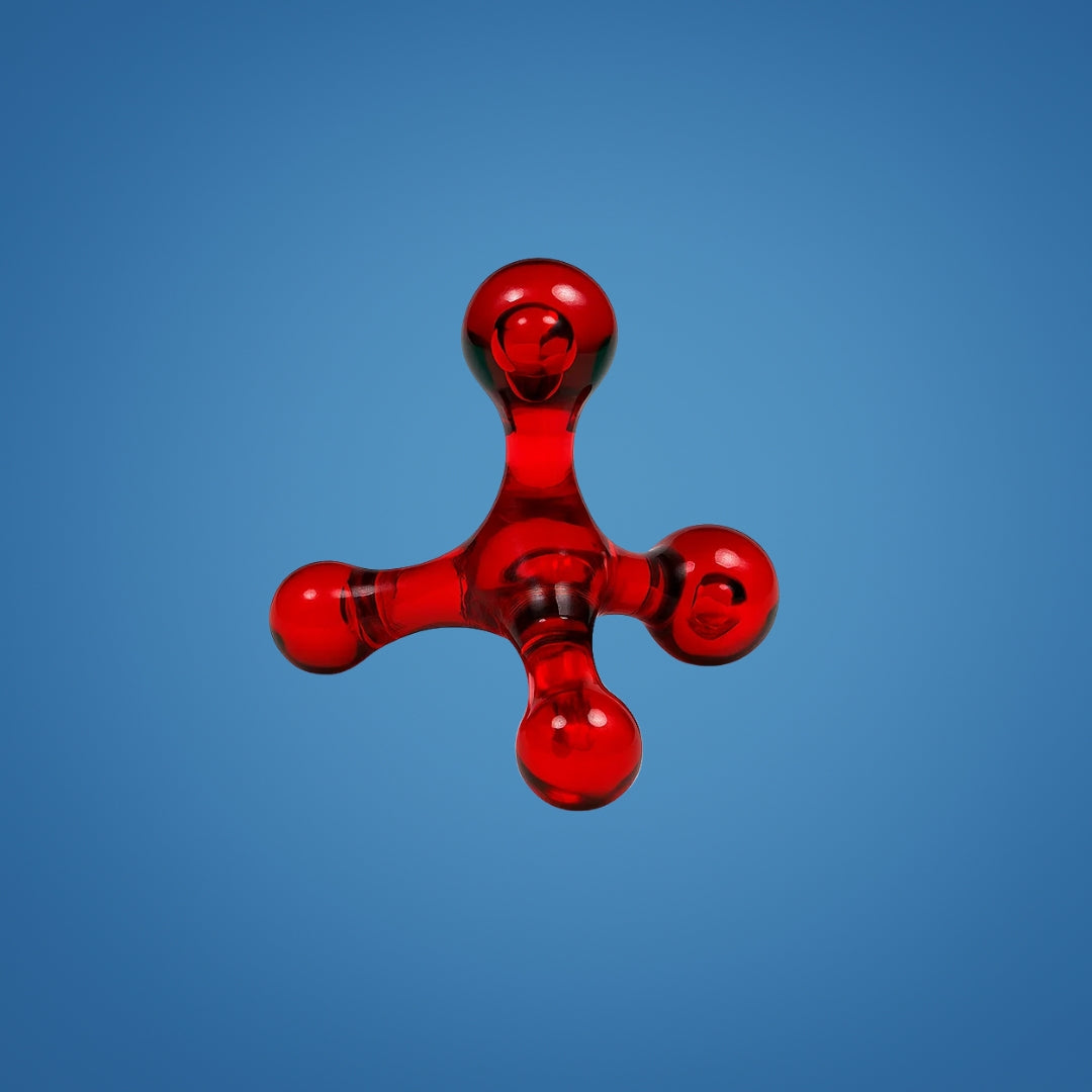 MuscleEase | Trigger Point Massage Ball – Deep Tissue Pain Relief – Compact Handheld – Relieves Knots & Tension in Back, Neck, Legs