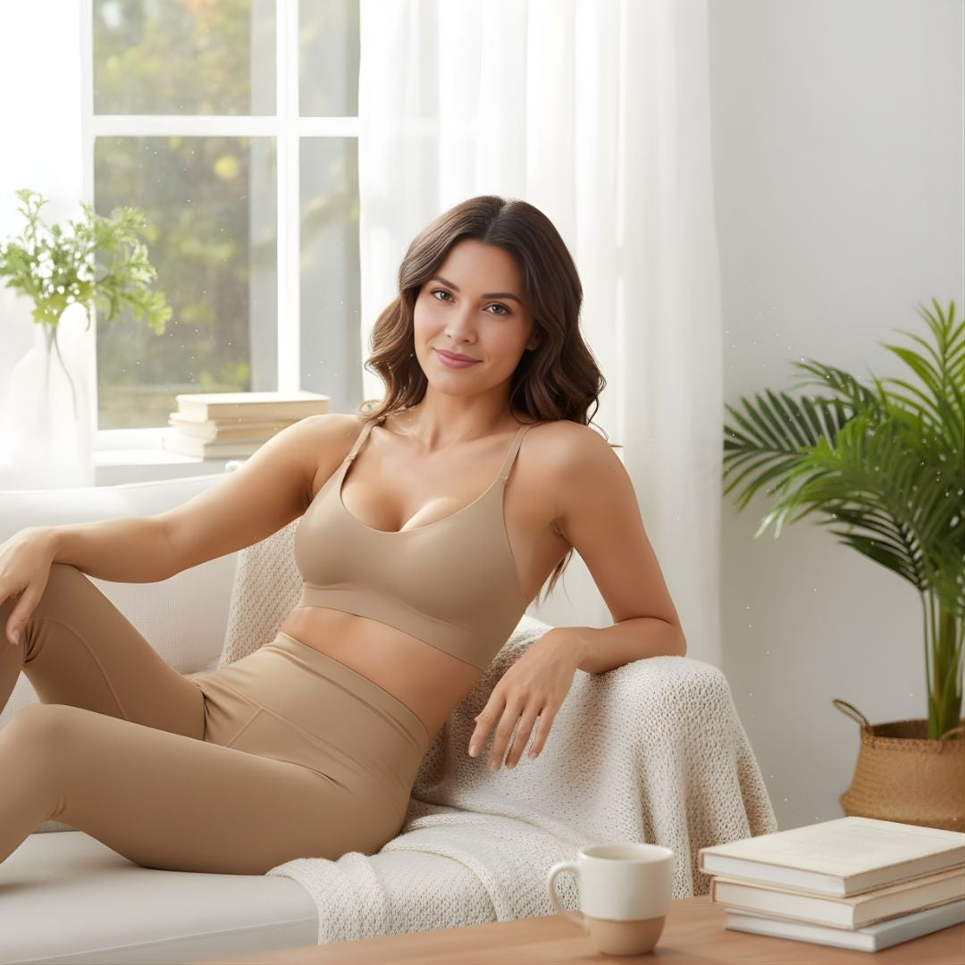 SmoothLift | Seamless Wireless Bra – No Wire Lift Support – Removable Pads – Breathable Smooth Fit for Women Seeking All-Day Comfort