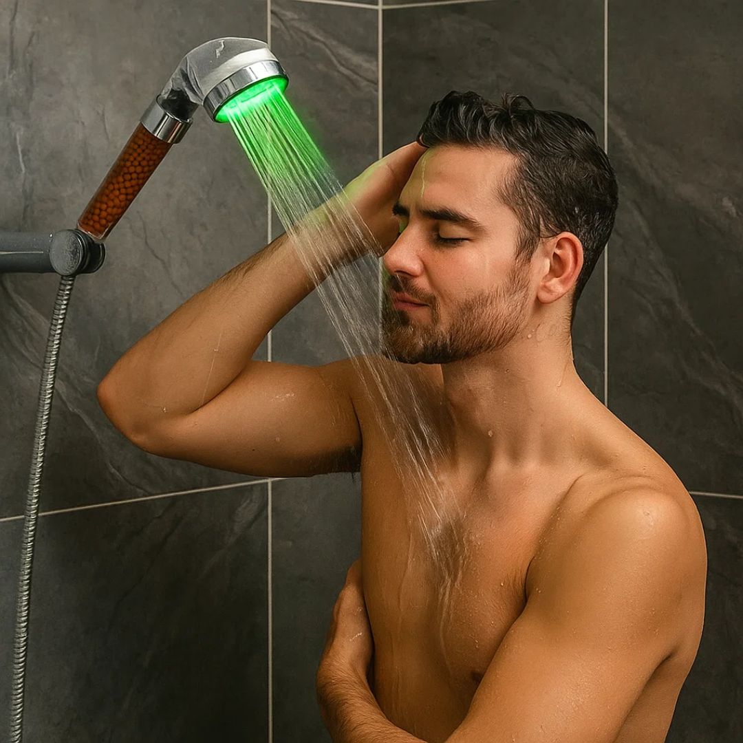 AquaBoost | High‑Pressure Handheld Shower Head – Pressure‑Boost Spray – Low‑Pressure