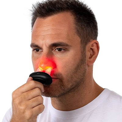 Nasorelief | Nasal Red Light Therapy Device – Fast Congestion Relief – Flexible Silicone Nasal Tubes – Hay Fever Sufferers