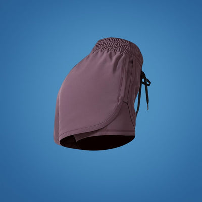 StrideEase | Running Shorts – Anti-Chafe 2-in-1 – Quick-Dry Breathable Fabric – Secure Pocket – Comfort Fit for Runners & Gym Women