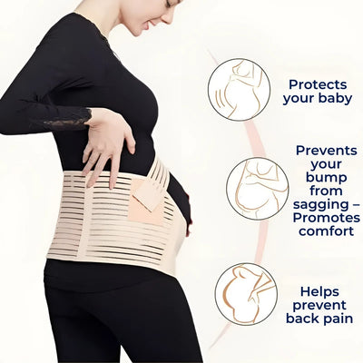 PregnancyEase | Maternity Belly Band – Support Belt for Pregnant Women – Back & Pelvic Support – Posture Comfort – Stability & Recovery