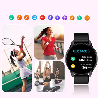 VitalSync | Smartwatch with Call Function – Health Monitoring – For Active Women