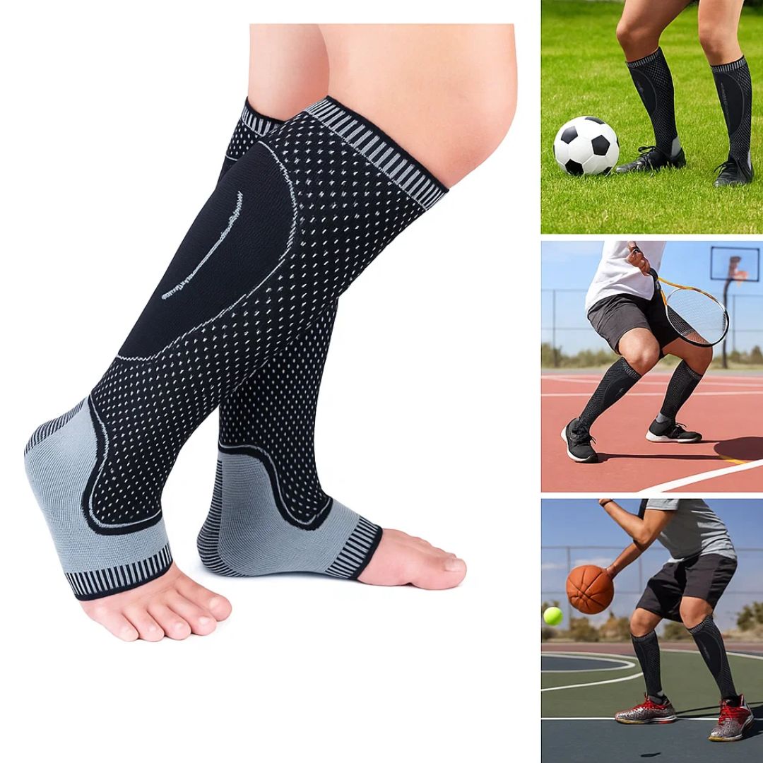 LegEase | Shin Splint Compression Sleeves – Pain Relief – Breathable Fabric – Runners & Athletes