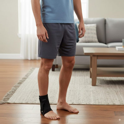 StabilEase Ankle Support Brace – Prevents Twisting – Breathable Lightweight – Pain Relief – Injury Recovery – Everyday Comfort
