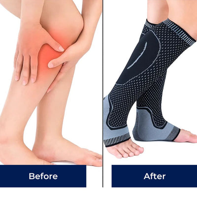 LegEase | Shin Splint Compression Sleeves – Pain Relief – Breathable Fabric – Runners & Athletes