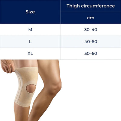 FlexiRelief | Knee Support Sleeve – Pain Relief & Swelling Reduction – Highly Elastic Breathable Non-Slip – Active Recovery & Exercise