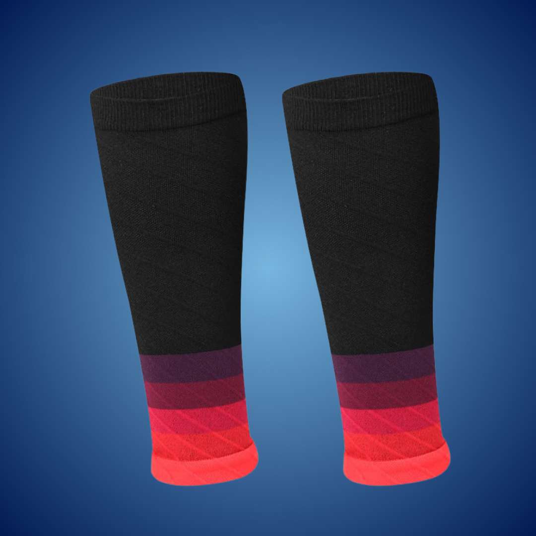 CalfComfort Compression Sleeves | for Pain Relief - Enhanced Circulation during Workouts and Travel