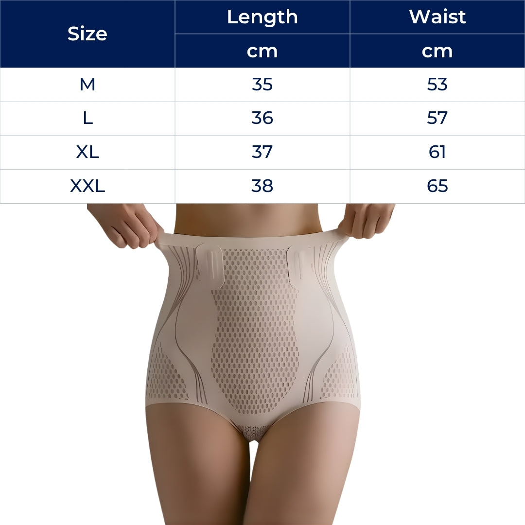 SmoothSilhouette | Tummy Control Shapewear Briefs – High Waist – Breathable Seamless Fit – Flattens Belly – Feels Invisible All Day