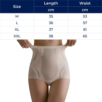 SmoothSilhouette | Tummy Control Shapewear Briefs – High Waist – Breathable Seamless Fit – Flattens Belly – Feels Invisible All Day