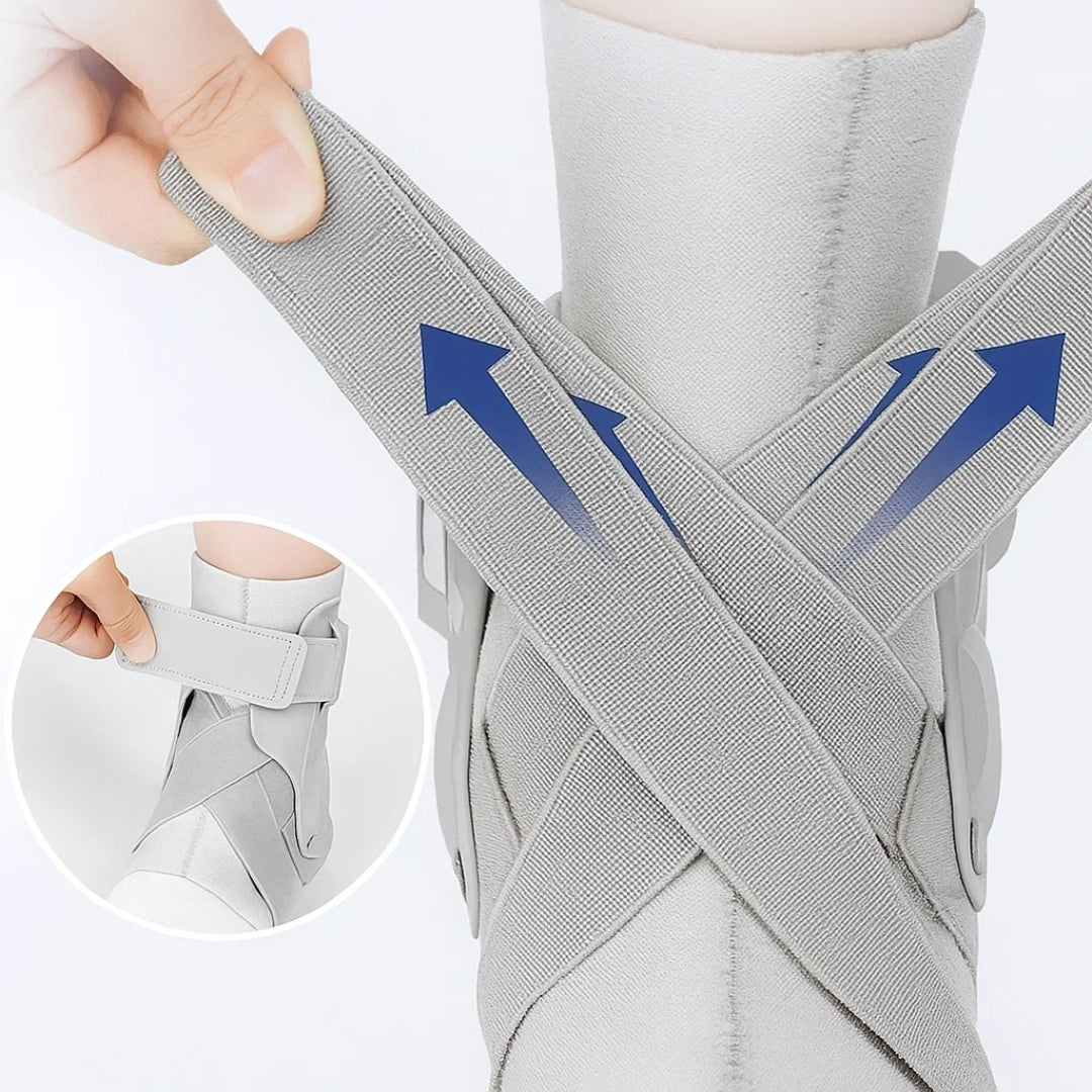 StabilEase Ankle Support Brace – Prevents Twisting – Breathable Lightweight – Pain Relief – Injury Recovery – Everyday Comfort