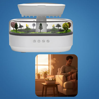 AuraMist | Humidifier Diffuser – Dry-Air Relief – Quiet LED Night Light – Soothe Skin & Breathing – Calm Relaxing Sleep for Home & Bedroom