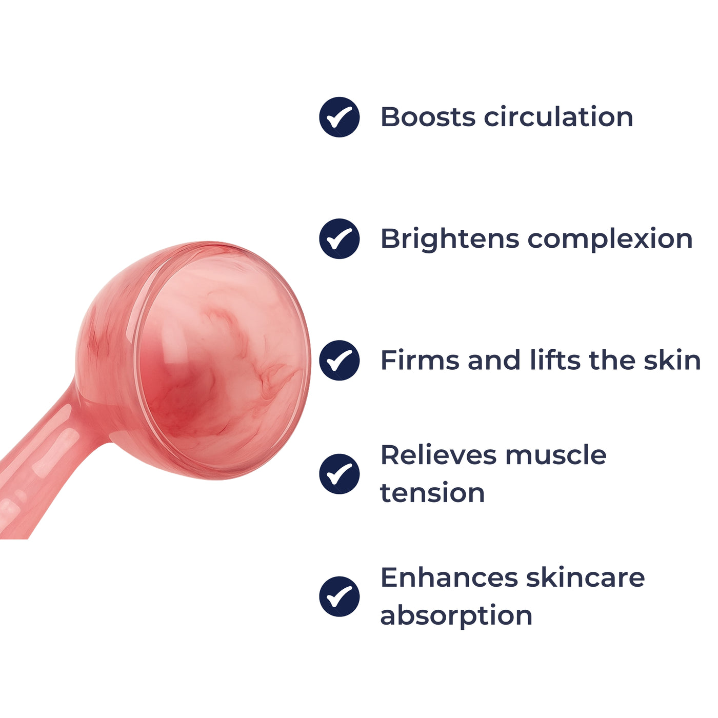 GlowSculpt | Gua Sha Tool – De-Puffing Facial Massage – Smooth Resin Edge – Enhances Glow & Contour