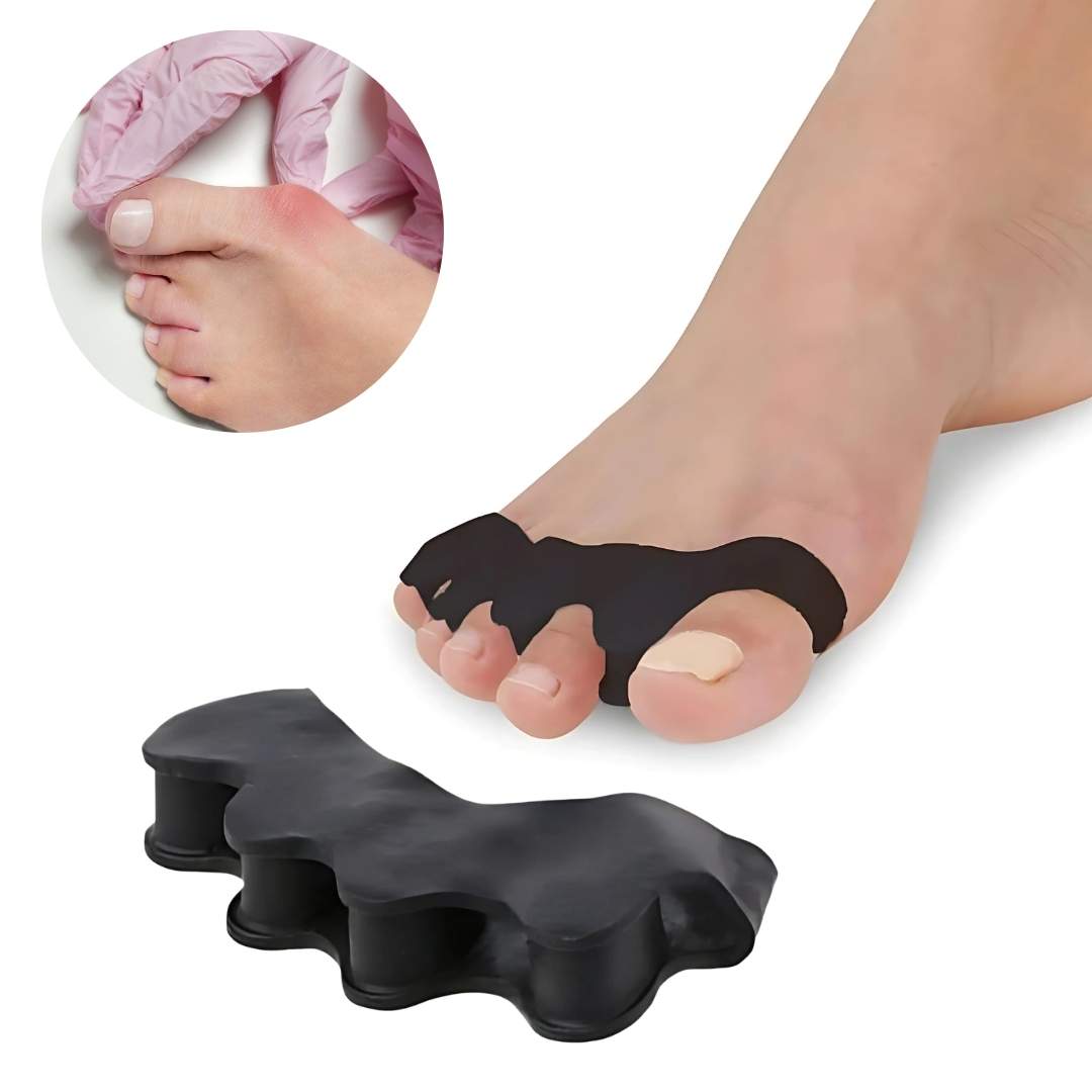 FlexAlign Toe Spacer | Toe Realignment and Pain Relief – Ideal for Bunions - Overlapping Toes - and Foot Comfort