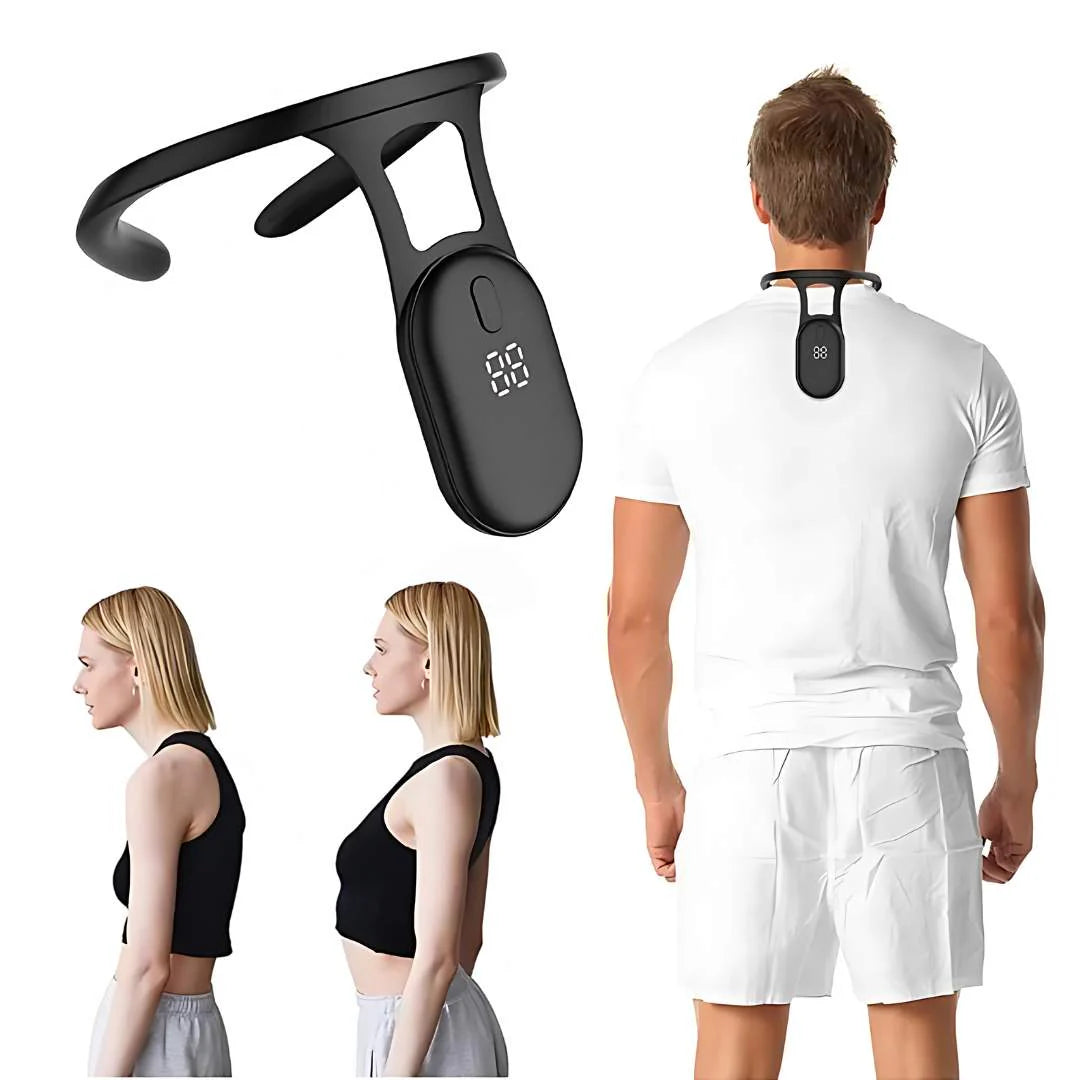 PosturePlus Neck and Back Posture Corrector Real Time Feedback Nec ORTHOPULSE UK