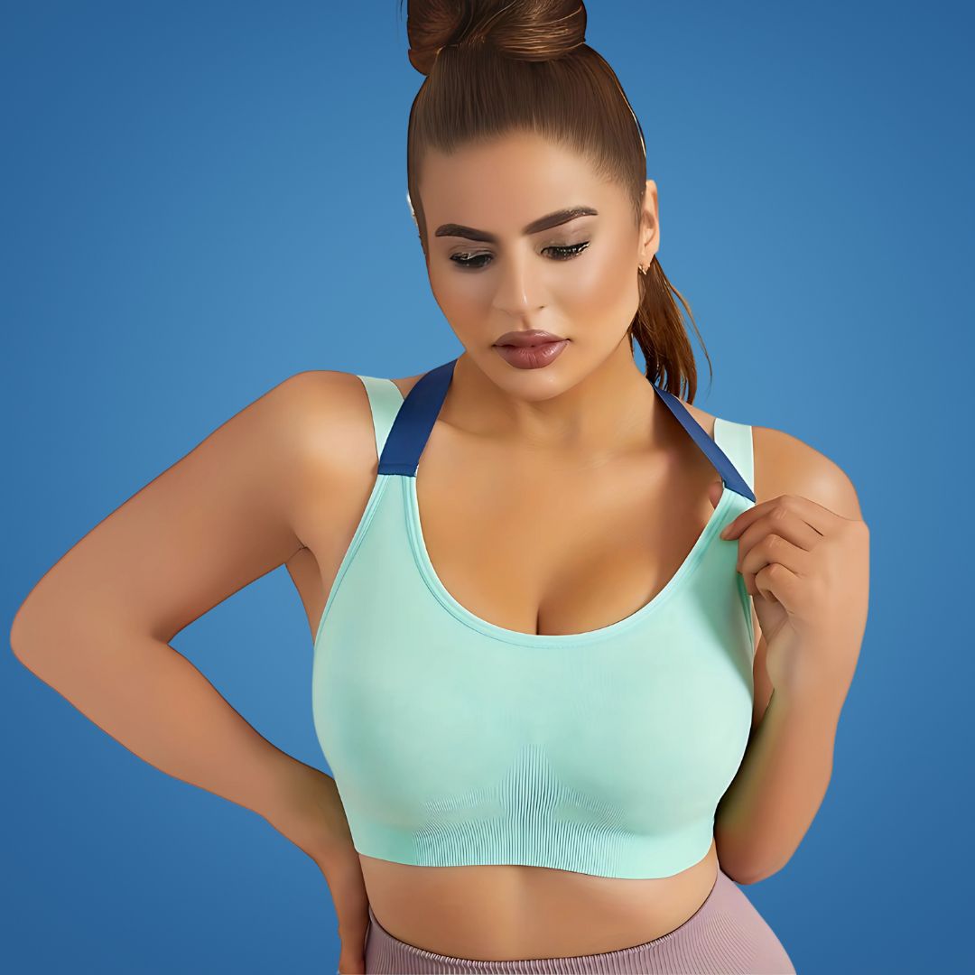 BounceBlock | High-Impact Sports Bra – Bounce Control Support – Quick-Dry Stretch Fabric – Reduces Bounce & Chafing for Intense Workouts