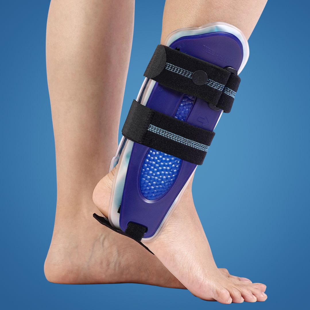 GelGuard | Gel Ankle Support Brace – Sprain Pain Relief – Adjustable Straps With Gel Padding – Reduces Swelling & Speeds Recovery Support