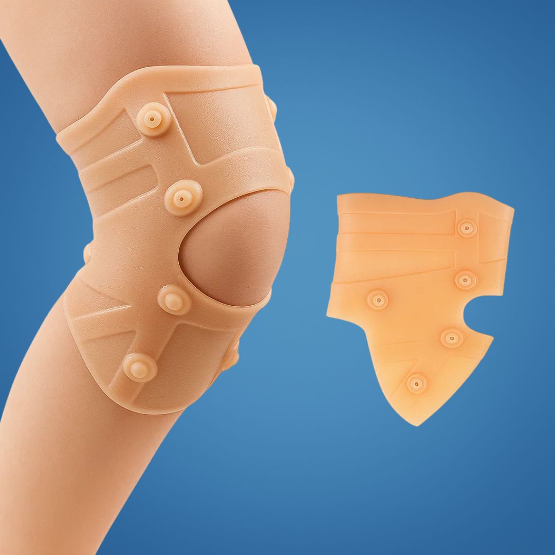 MagniFlex | Magnetic Pain Relief Knee Support – Stimulates Circulation for Fast Recovery – Silicone Anti-Slip Fit – For Running & Arthritis Pain